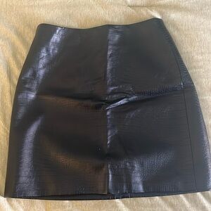 Leather Skirt